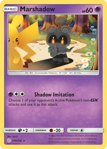 Marshadow (103/236) [Sun &amp; Moon: Cosmic Eclipse] 