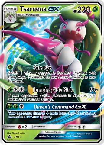 Tsareena GX (SM56) [Sun &amp; Moon: Black Star Promos] 