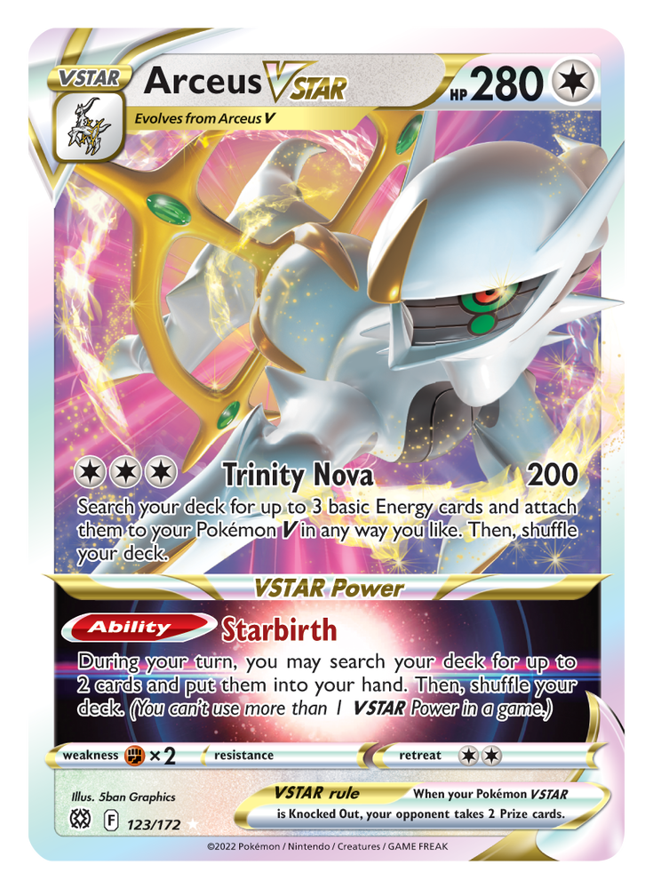 Arceus VSTAR (123/172) [Sword &amp; Shield: Brilliant Stars] 