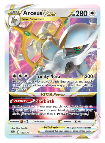 Arceus VSTAR (123/172) [Sword &amp; Shield: Brilliant Stars] 