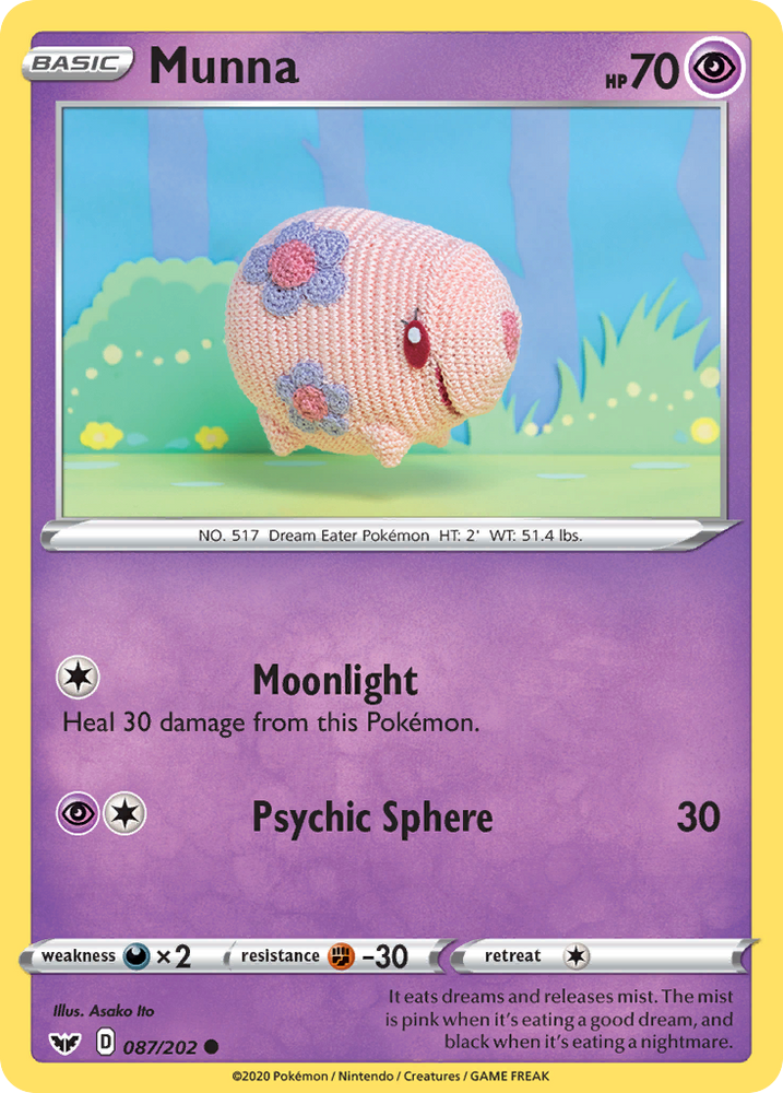 Munna (087/202) [Sword &amp; Shield: Base Set] 