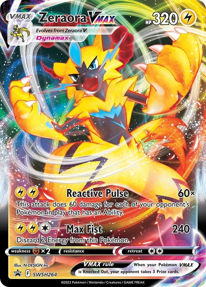 Zeraora VMAX (SWSH264) [Sword &amp; Shield: Black Star Promos] 