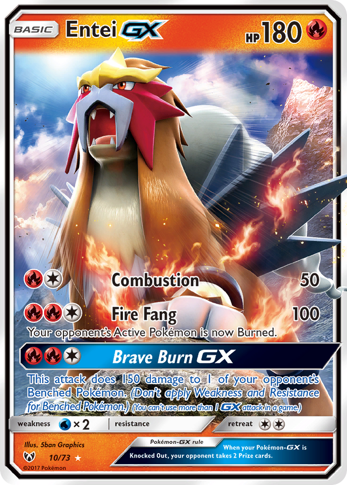 Entei GX (10/73) [Sun &amp; Moon: Shining Legends] 