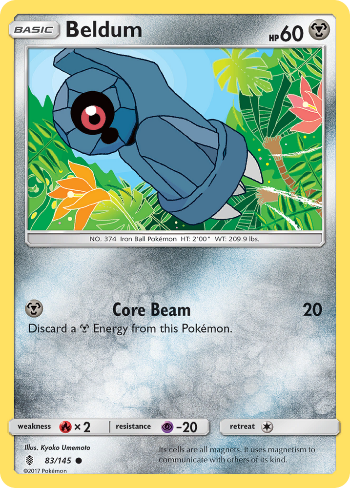 Beldum (83/145) [Sun &amp; Moon: Guardians Rising] 