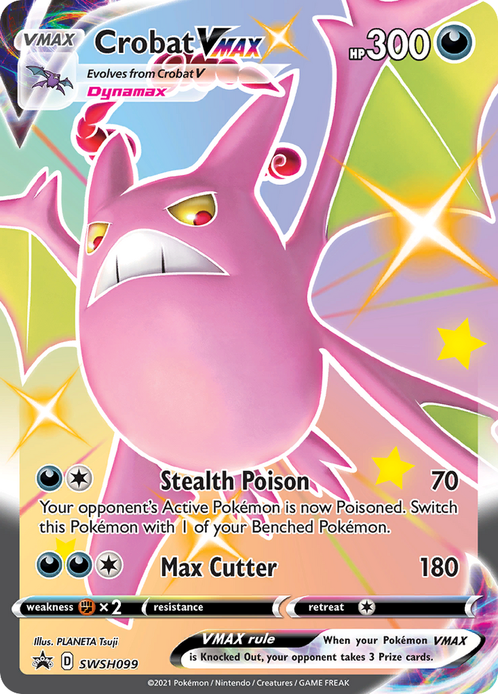 Crobat VMAX (SWSH099) [Sword &amp; Shield: Black Star Promos] 