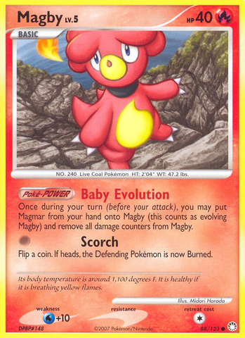 Magby (88/123) [Diamond &amp; Pearl: Mysterious Treasures] 