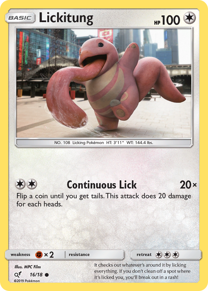 Lickitung (16/18) [Sun &amp; Moon: Detective Pikachu] 