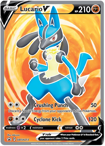 Lucario V (SWSH213) [Sword &amp; Shield: Black Star Promos] 