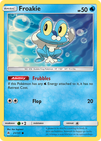 Froakie (21/131) [Sun &amp; Moon: Forbidden Light] 