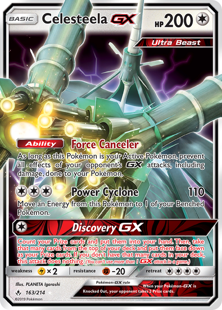 Celesteela GX (163/214) [Sun &amp; Moon: Unbroken Bonds] 