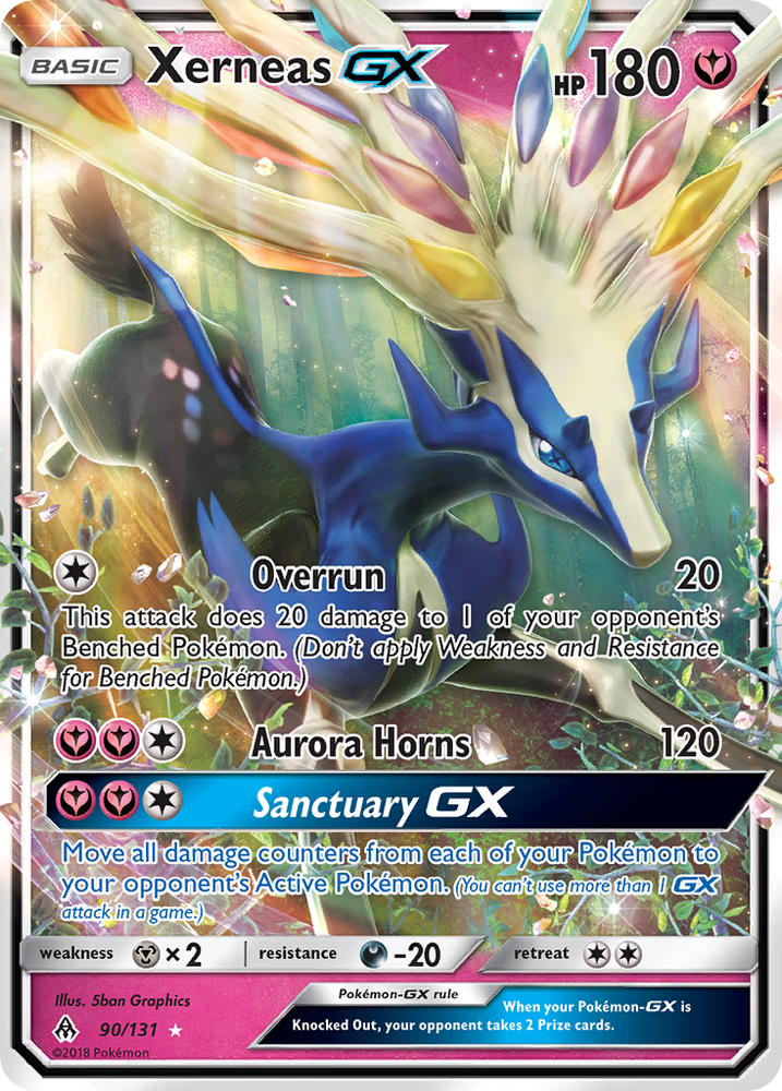 Xerneas GX (90/131) [Sun &amp; Moon: Forbidden Light] 