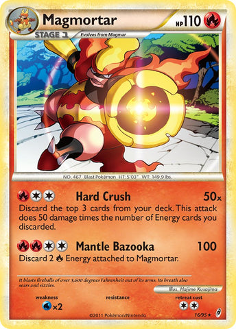 Magmortar (16/95) (Theme Deck Exclusive) [HeartGold &amp; SoulSilver: Call of Legends] 