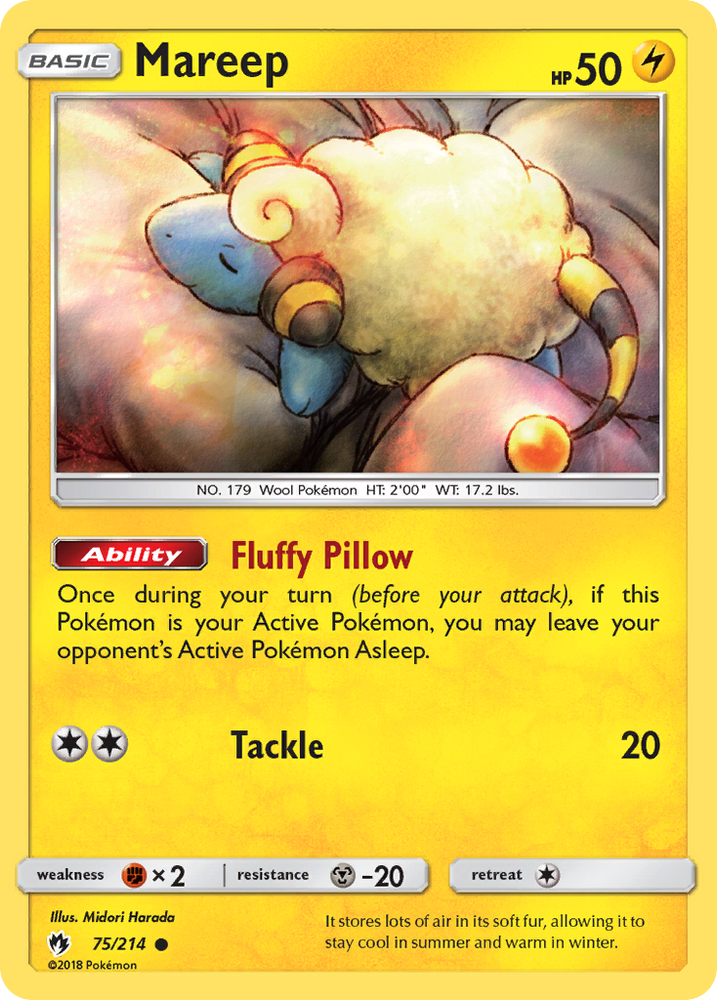 Mareep (75/214) [Sun &amp; Moon: Lost Thunder] 