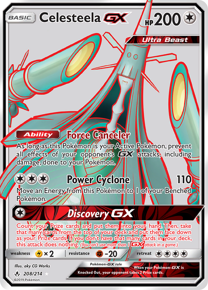 Celesteela GX (208/214) [Sun &amp; Moon: Unbroken Bonds] 