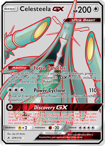 Celesteela GX (208/214) [Sun &amp; Moon: Unbroken Bonds] 