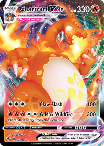 Charizard VMAX (020/189) [Sword &amp; Shield: Darkness Ablaze] 