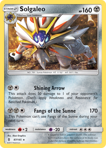 Solgaleo (87/145) [Sun &amp; Moon: Guardians Rising] 