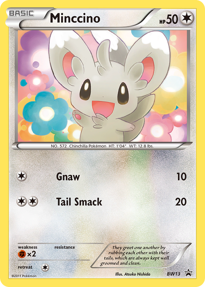 Minccino (BW13) (Cracked Ice Holo) [Black &amp; White: Black Star Promos] 