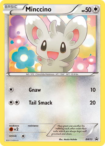 Minccino (BW13) (Cracked Ice Holo) [Black &amp; White: Black Star Promos] 