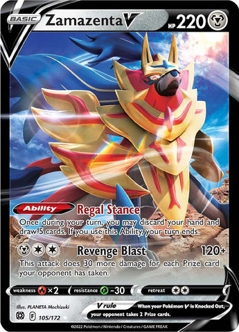 Zamazenta V (105/172) [Sword &amp; Shield: Brilliant Stars] 