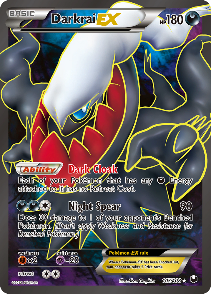 Darkrai EX (107/108) [Black &amp; White: Dark Explorers] 
