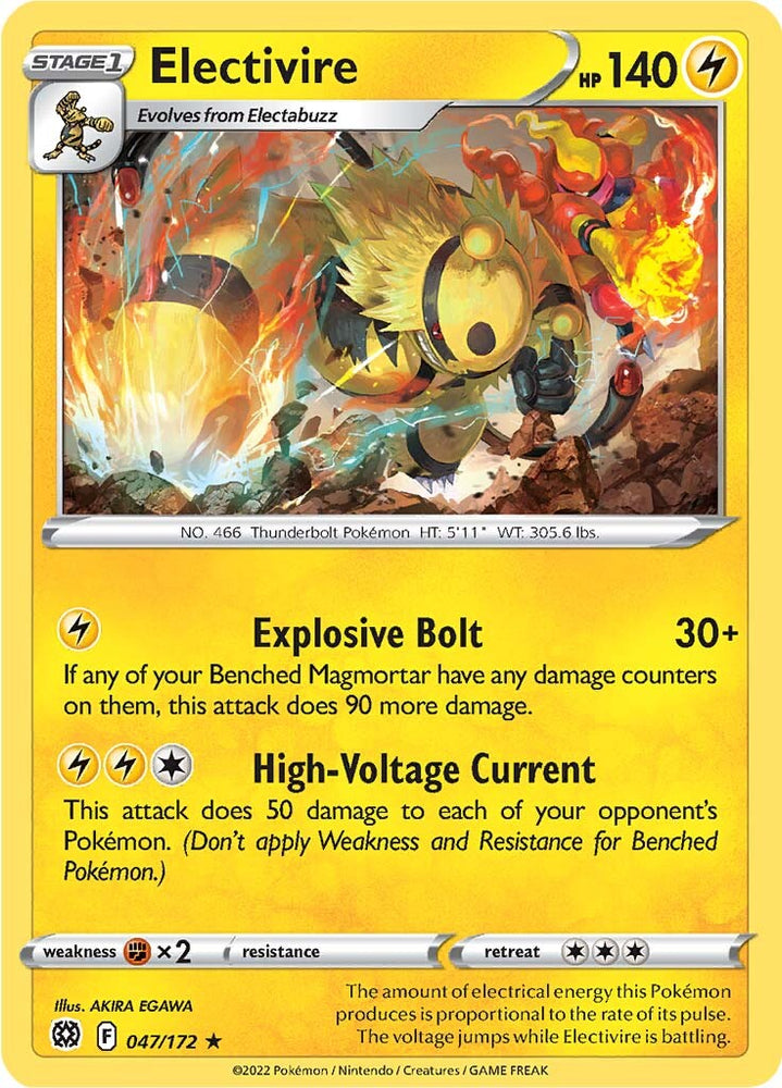 Electivire (047/172) [Sword &amp; Shield: Brilliant Stars] 