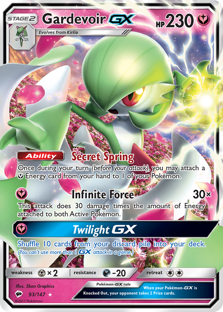 Gardevoir GX (93/147) [Sun &amp; Moon: Burning Shadows] 