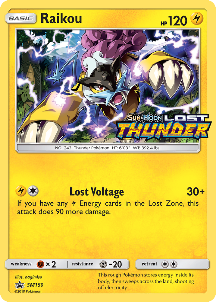 Raikou (SM150) [Sun &amp; Moon: Black Star Promos] 