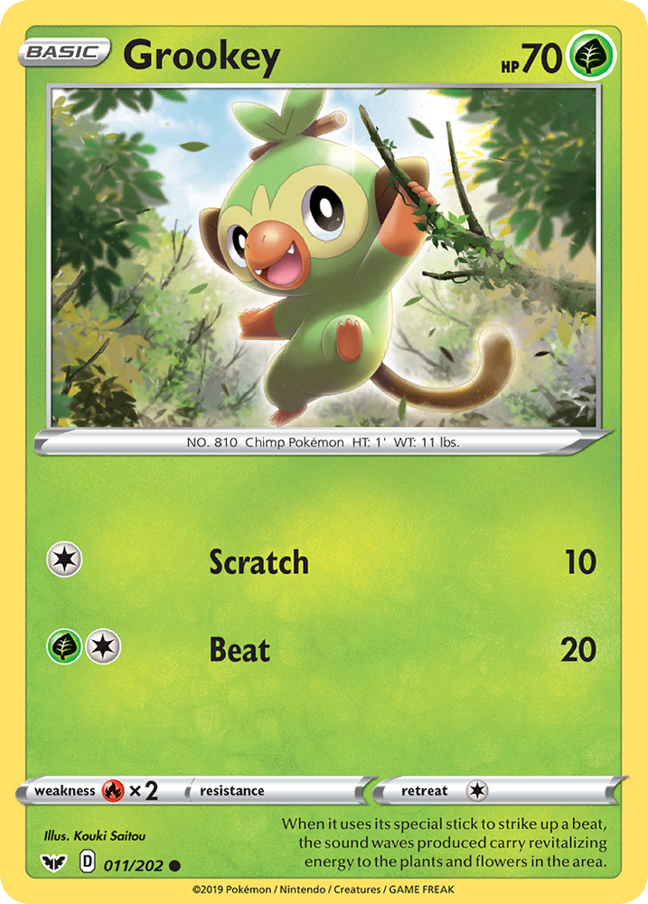 Grookey (011/202) [Sword &amp; Shield: Base Set] 