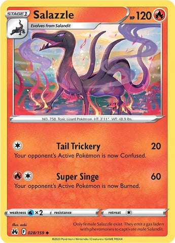 Salazzle (028/159) [Sword &amp; Shield: Crown Zenith] 