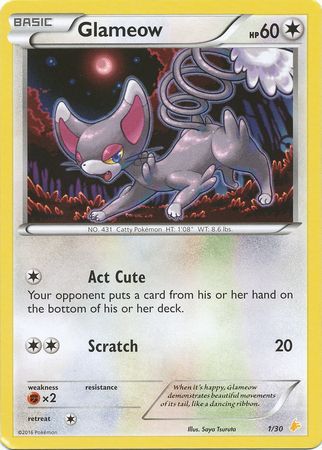 Glameow (1/30) [XY: Trainer Kit 3 - Free Pikachu] 