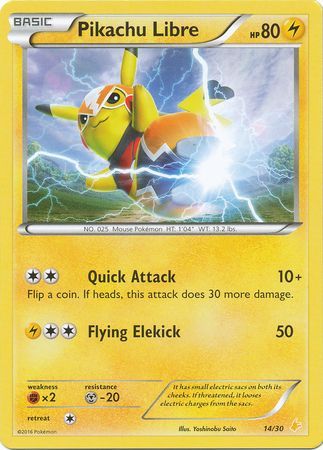 Free Pikachu (14/30) [XY: Trainer Kit 3 - Free Pikachu] 