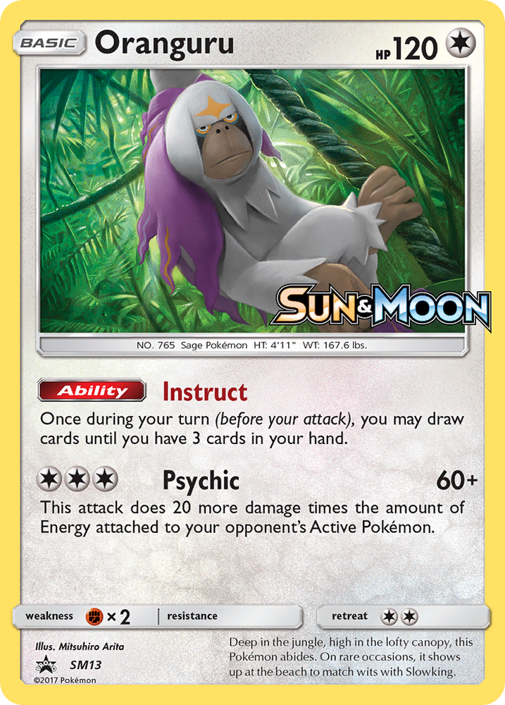 Oranguru (SM13) [Sun &amp; Moon: Black Star Promos] 