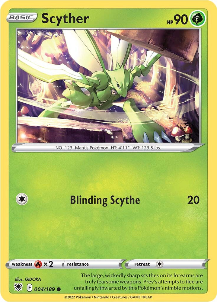 Scyther (004/189) [Sword &amp; Shield: Astral Radiance] 