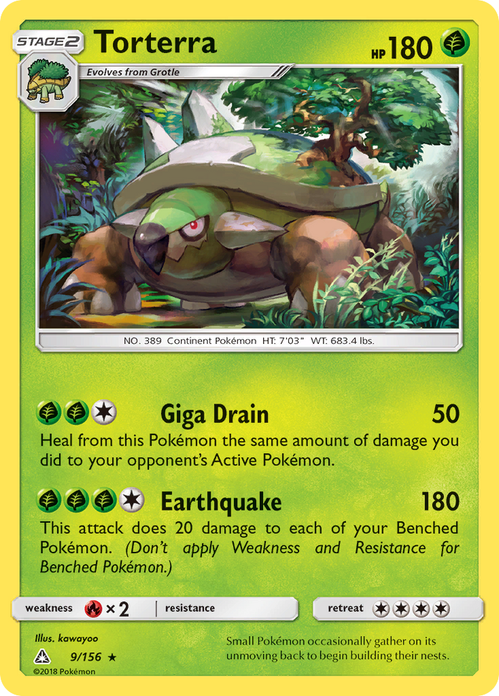 Torterra (9/156) [Sun &amp; Moon: Ultra Prism] 