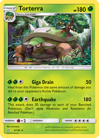 Torterra (9/156) [Sun &amp; Moon: Ultra Prism] 