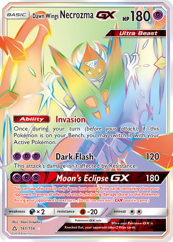 Dawn Wings Necrozma GX (161/156) [Sun &amp; Moon: Ultra Prism] 