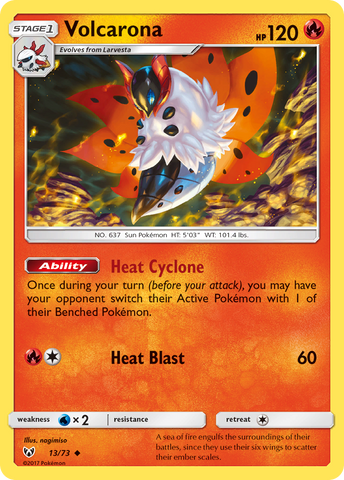 Volcarona (13/73) [Sun &amp; Moon: Shining Legends] 