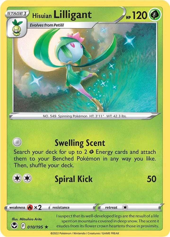 Hisuian Lilligant (010/195) [Sword &amp; Shield: Silver Tempest] 