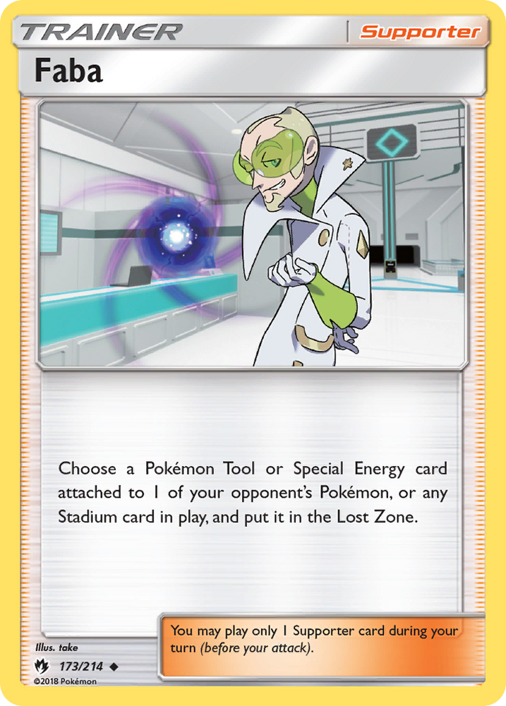 Faba (173/214) [Sun &amp; Moon: Lost Thunder] 