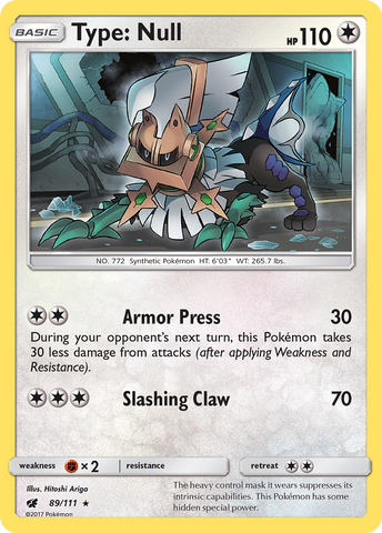 Type: (89/111) [Sun &amp; Moon: Crimson Invasion] 