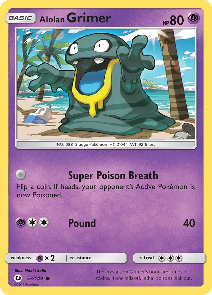 Alolan Grimer (57/149) [Sun &amp; Moon: Base Set] 