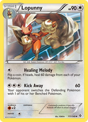 Lopunny (117/149) [Black &amp; White: Boundaries Crossed] 