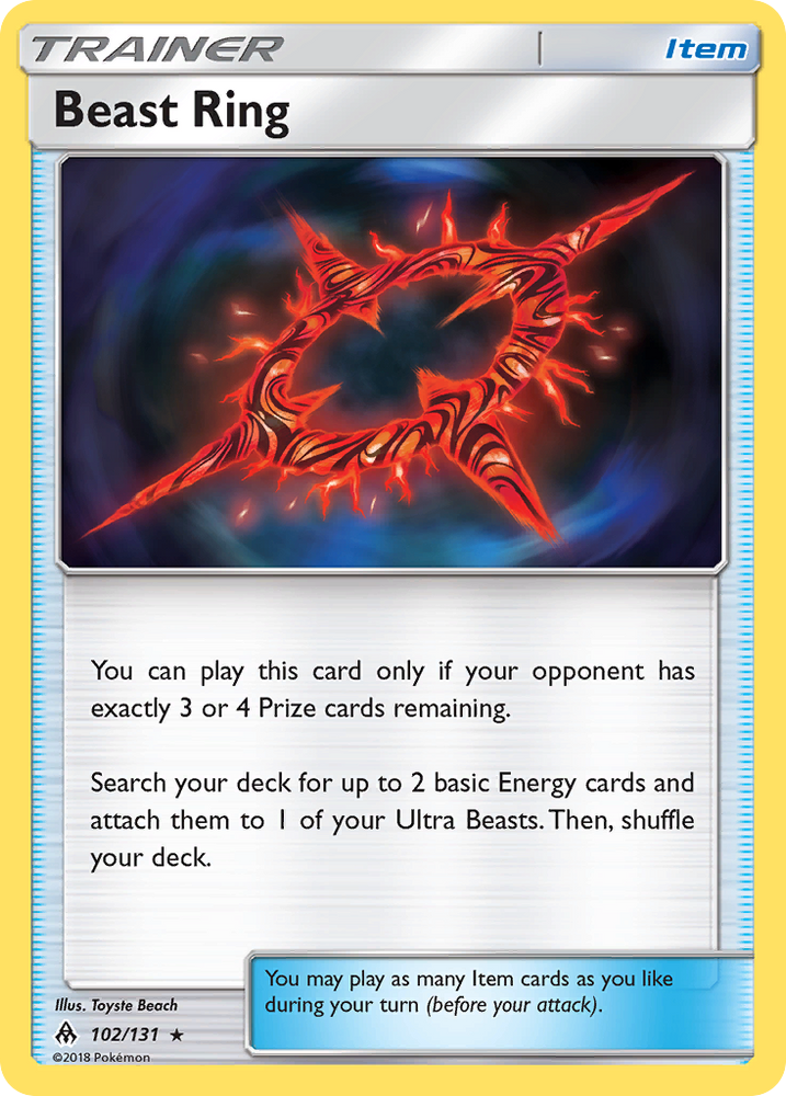 Beast Ring (102/131) [Sun &amp; Moon: Forbidden Light] 