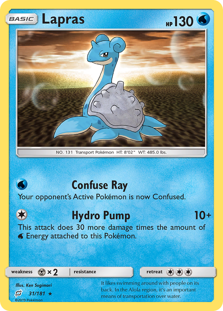 Lapras (31/181) [Sun &amp; Moon: Team Up] 