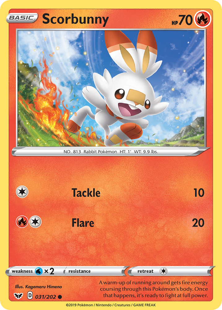 Scorbunny (031/202) [Sword &amp; Shield: Base Set] 