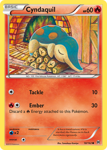 Cyndaquil (18/162) [XY:BREAKthrough] 