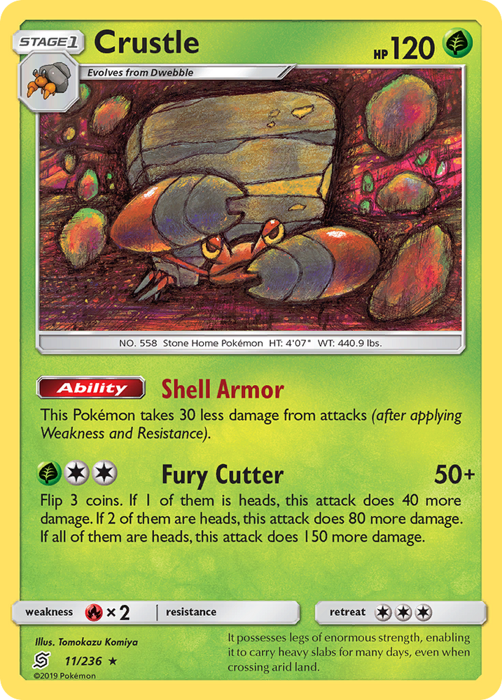 Crustle (11/236) [Sun &amp; Moon: Unified Minds] 