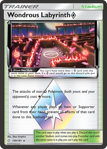 Wondrous Labyrinth (158/181) (Prism Star) [Sun &amp; Moon: Team Up]