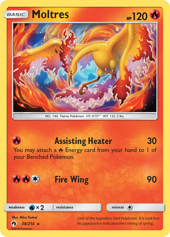 Moltres (38/214) [Sun &amp; Moon: Lost Thunder] 